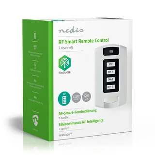 Afstandsbediening Met Programmeerbare Knoppen En 2 Kanalen von Nedis – Produktfoto 6 von 6