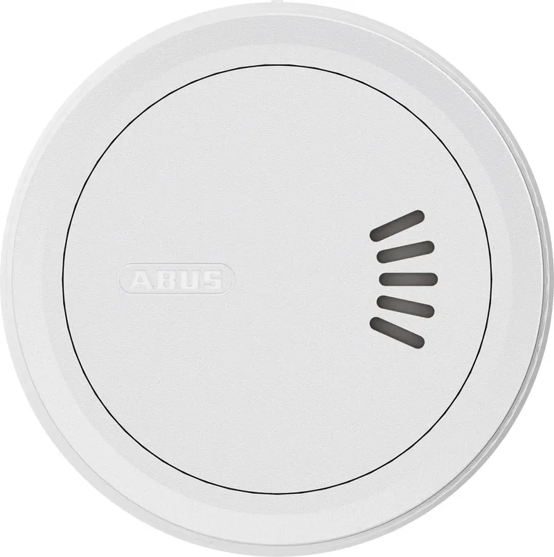 ABUS PREFIRA Smart Premium Rauchwarnmelder inkl. 5 Jahres-Batterie, inkl. Magnetbefestigung, Mini, vernetzbar, mit App-Steuerung (Ø x H) 70 mm x 44 mm de ABUS – photo produit