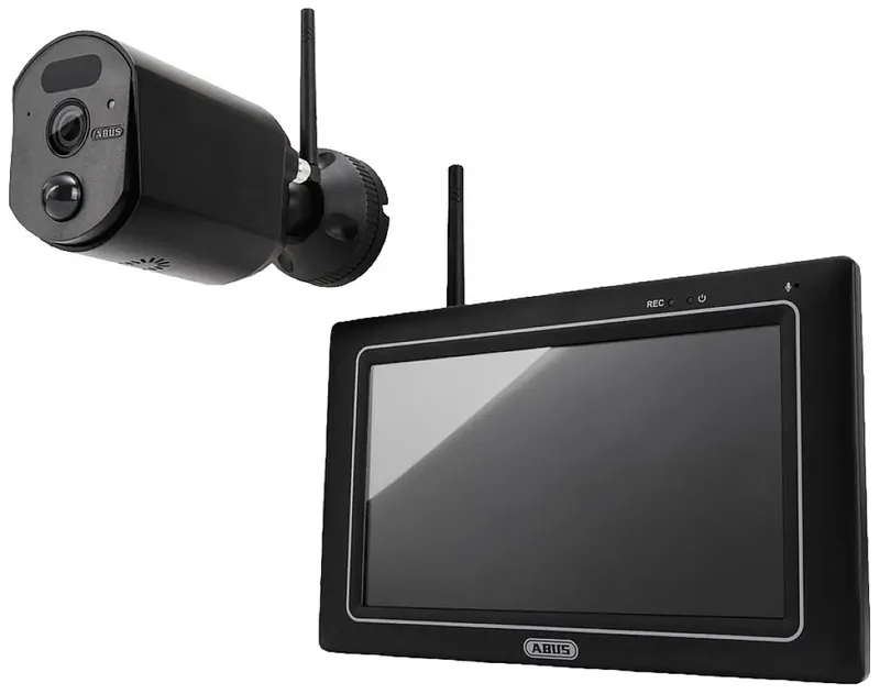 EasyLook BasicSet PPDF17000 Funk-Überwachungskamera-Set 4-Kanal mit 1 Kamera 2304 x 1296 Pixel 2.4 GHz fra ABUS – produktbillede