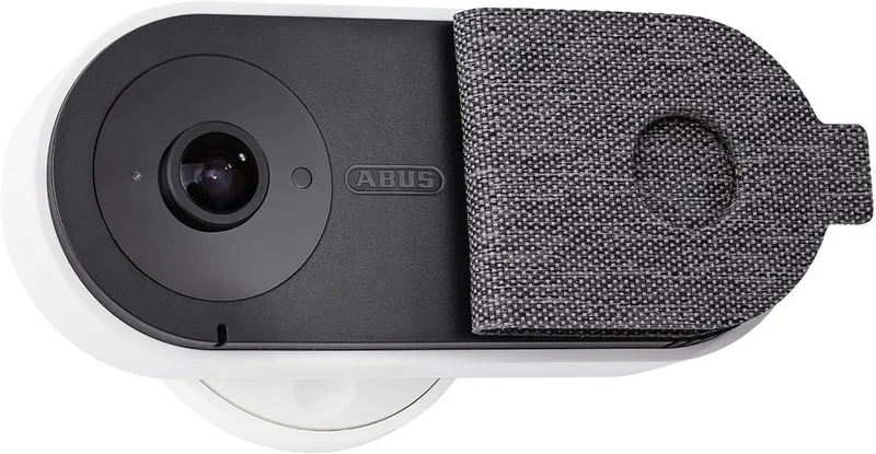 Überwachungskamera PPIC31020 WLAN Privacy Innen-Kamera mit Privatsphäre-Modus, 1 Stück (Überwachungskamera mit 180-Grad-Blickwinkel, Bewegungserkennung, App) by ABUS in White – product photo