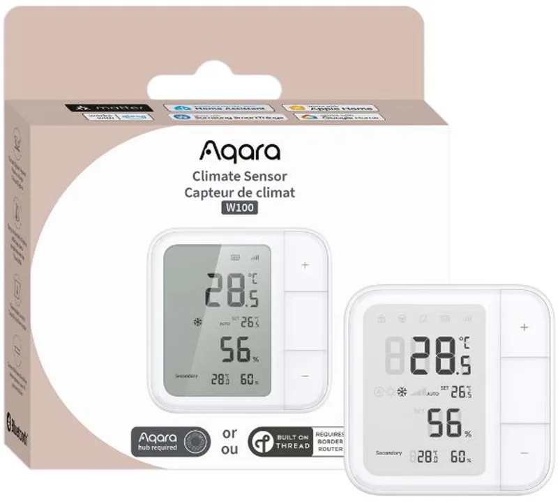 Climate Sensor W100 de Aqara en Blanc – photo produit