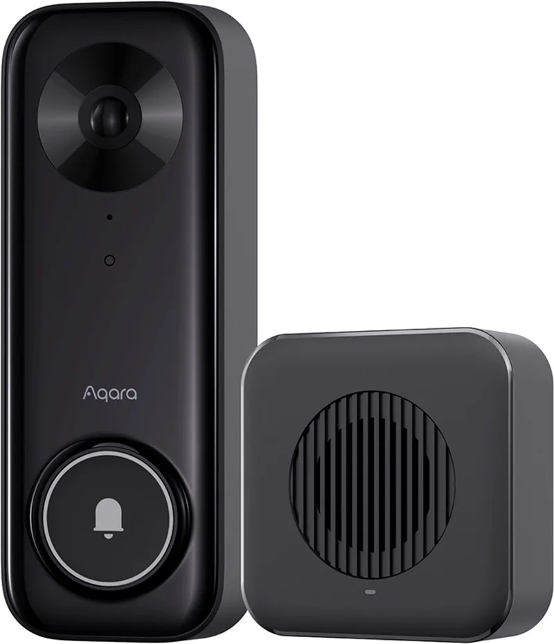 Doorbell Camera G400 Select wired - 2K deurbelcamera met PoE van Aqara in Zwart – productfoto