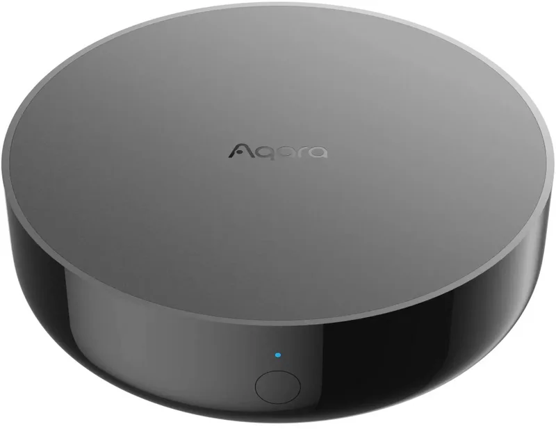 Hub M200 - slimme Matter hub met Thread, Zigbee en WiFi 6 - PoE & infrarood - Matter compatible van Aqara in Zwart – productfoto