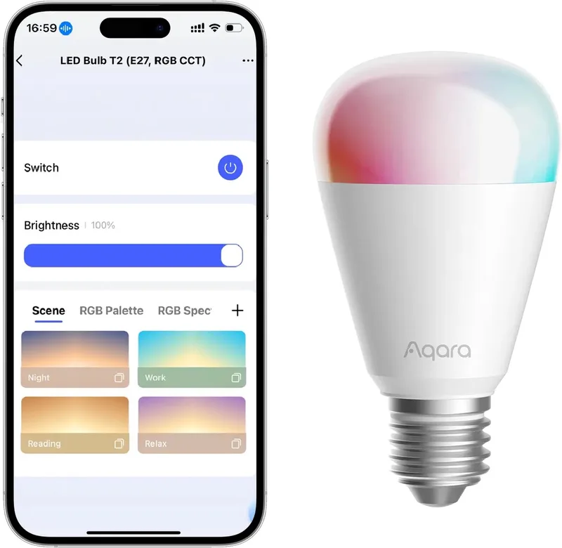 LED Bulb T2 CCT, E27) by Aqara in Rgb – product photo