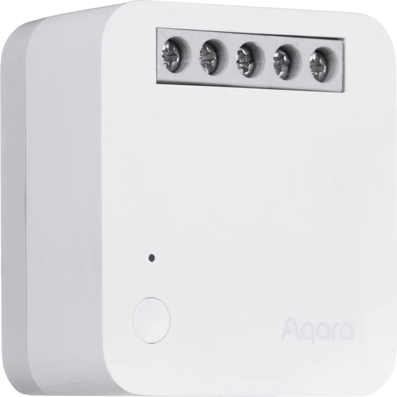 Single Switch T1 with Neutral - Zigbee 3.0 - Inbouw schakelaar met actieve energiemeting - beveiliging tegen overbelasting en oververhitting - vereist Nul draad van Aqara in Wit – productfoto 1 van 3