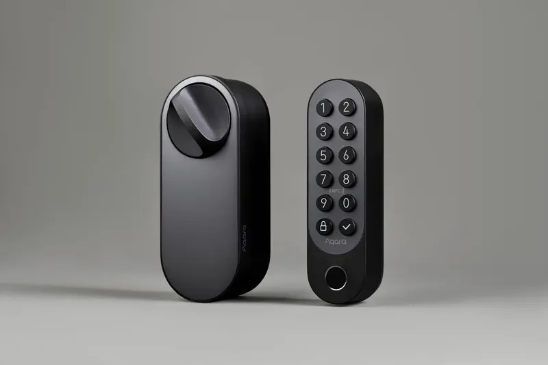 Smart Lock U200 Kit - Slim Deurslot - Vingerafdruk & Pincode - Apple Home Key - Bluetooth & Matter van Aqara in Zwart – productfoto 2 van 3