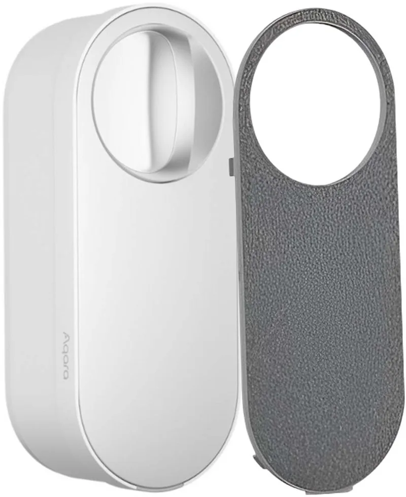 Smart Lock U200 Lite Kit - Slim Deurslot - Bluetooth & Matter - Automatisch Vergrendelen - NFC Tag fra Aqara i Hvid – produktbillede