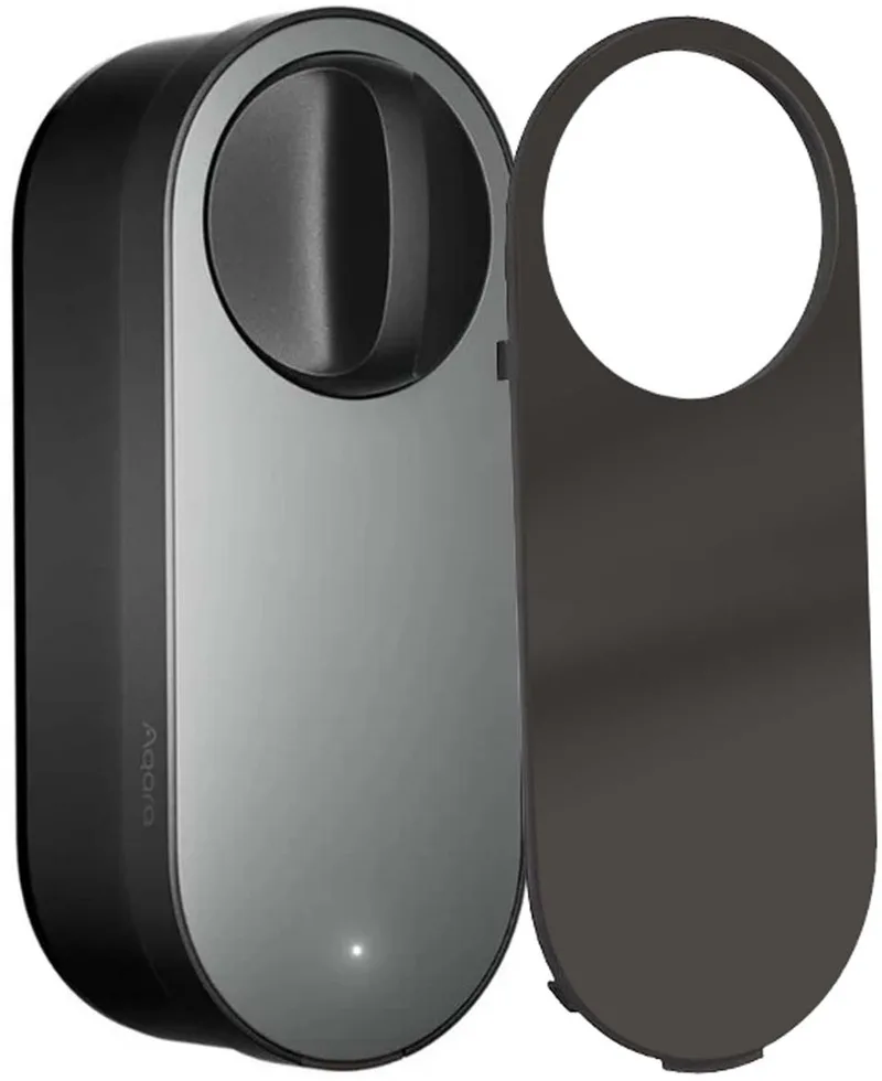 Smart Lock U200 Lite Kit - Slim Deurslot - Bluetooth & Matter - Automatisch Vergrendelen - NFC Tag van Aqara in Zwart – productfoto