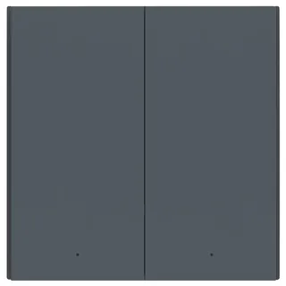 Smart Wall Switch H1 (met NUL, double rocker) - Grey van Aqara in Grijs – productfoto 3 van 3