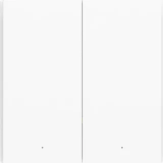 Wireless Remote Switch H1 (Double Rocker) - Zigbee 3.0 - draadloze wandschakelaar de Aqara en Blanc – photo produit 2 sur 2