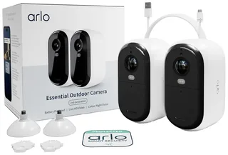 Essential HD XL draadloze beveiligingscamera voor buiten - 2 IP-Camera's fra Arlo i Off-white – produktbillede 2 af 2