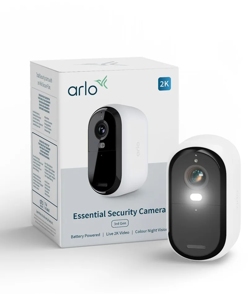 Essential3 2K beveiligingscamera - 1 IP-Camera van Arlo in Wit – productfoto