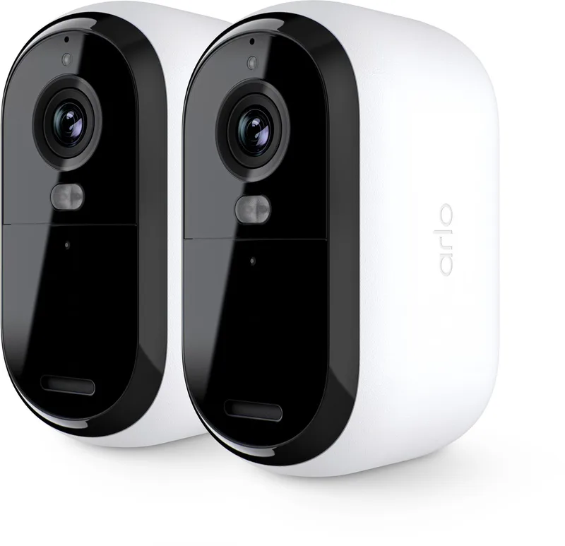Essential3 HD beveiligingscamera, 2-Cam by Arlo in White – product photo