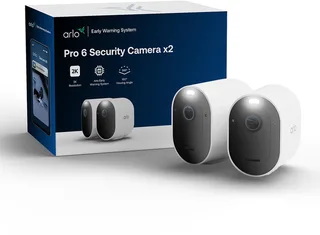Pro 6 2K+ beveiligingscamera - 2 IP-Camera's fra Arlo i Hvid – produktbillede 1 af 2