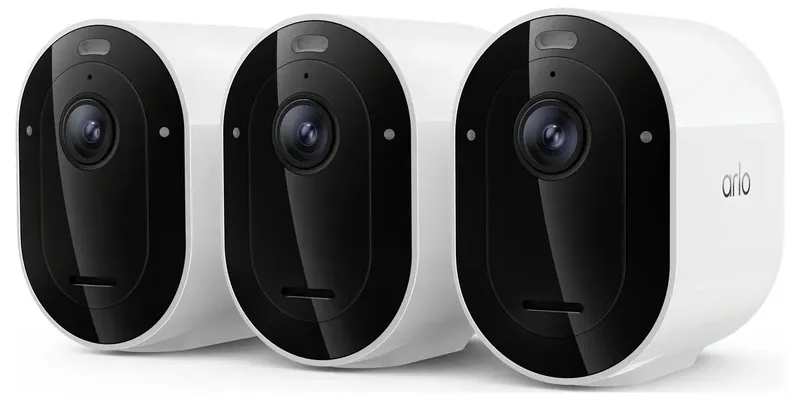 Pro 6 2K+ beveiligingscamera - 3 IP-Camera's von Arlo in Weiß – Produktfoto 2 von 2