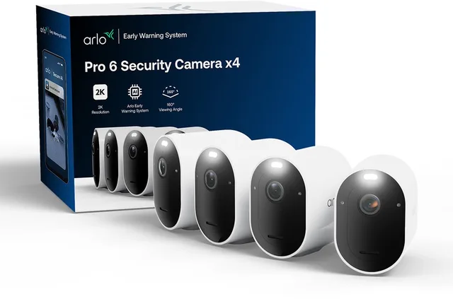 Pro 6 2K+ beveiligingscamera - 4 IP-Camera's