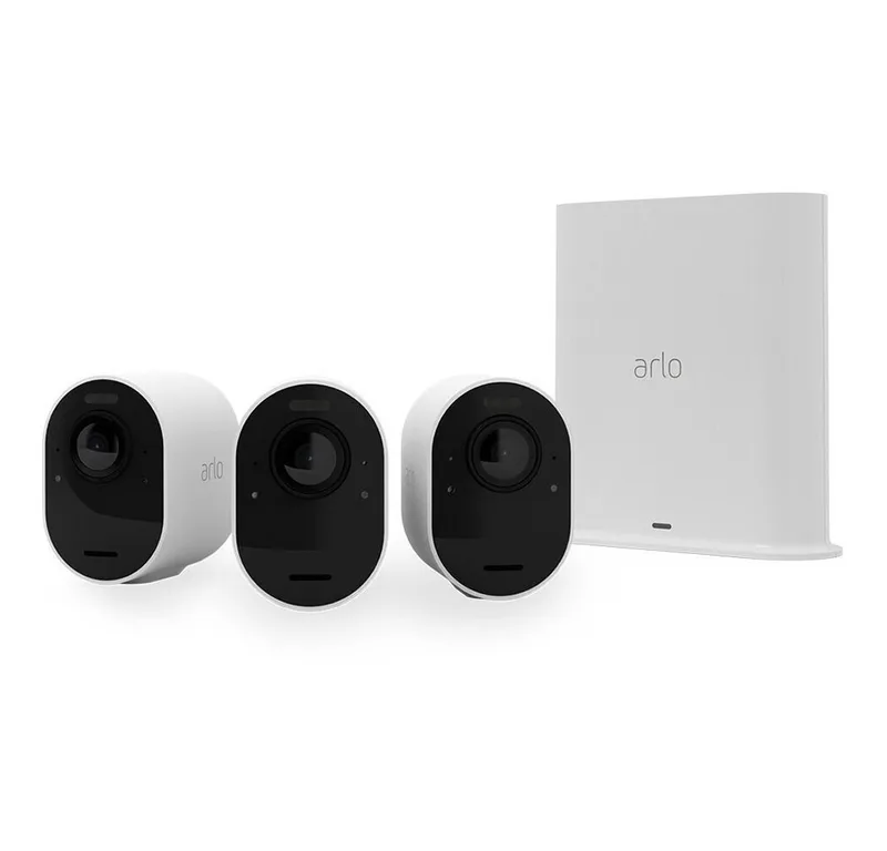 Überwachungskamera Ultra 2 4K 3er Set VMS5340-200EUS Kabellos WLAN 4K by Arlo in White – product photo