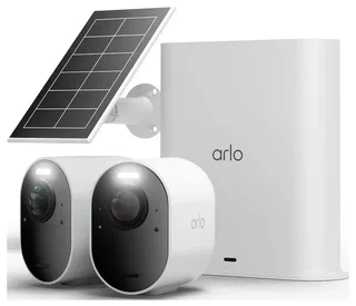Ultra3 4K beveiligingscamera + Zonnepaneel - 2 Cam Kit (incl. Smart Hub) von Arlo in Weiß – Produktfoto 2 von 2