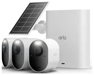 Ultra3 4K beveiligingscamera + Zonnepaneel - 3 Cam Kit (incl. Smart Hub) fra Arlo i Hvid – produktbillede 2 af 2