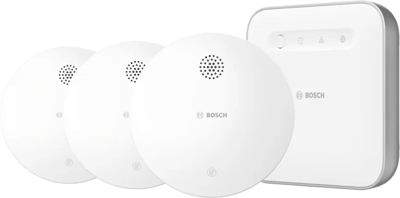 Draadloze Rookmelder 3-Pack + Bosch Smart Home Controller by Bosch Smart Home – product photo