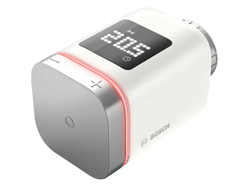 Heizkörperthermostat Smart Home II [+M], Matter, App-Steuerung fra Bosch Smart Home i Hvid – produktbillede 1 af 2