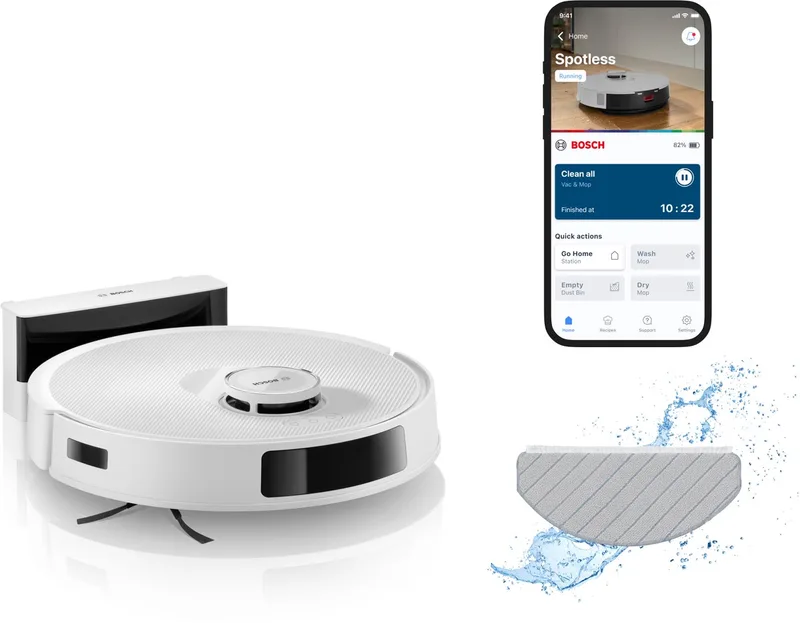 BCRC2W robotstofzuiger by Bosch in White – product photo