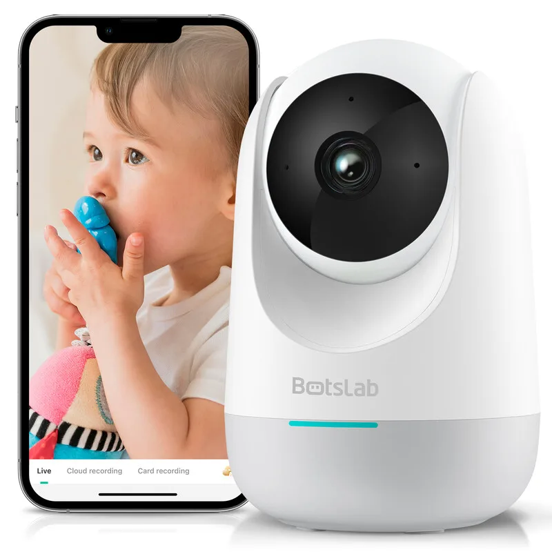 C212 Binnencamera 360 Graden 3 MP Beveiligingscamera met Verbeterd Nachtzicht Slimme Detectie AI Mensendetectie, Tweeweg Audio by Botslab – product photo