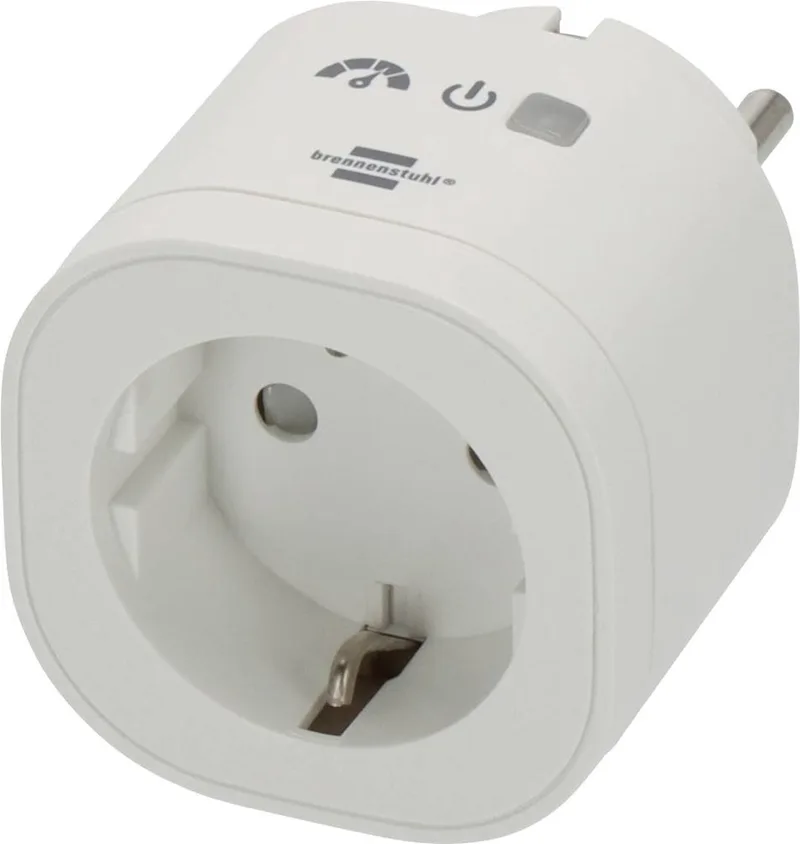 Brennenstuhl 1294880 Smart WiFi-stopcontact WiFi Binnen, Thuis 3680 W van Brennenstuhl in Wit – productfoto