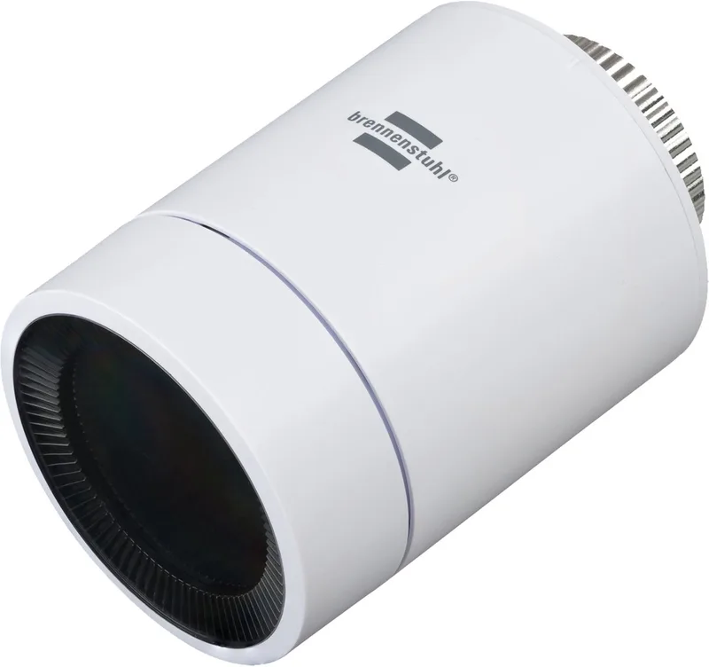 brennenstuhl®Connect Zigbee slimme radiatorknop HT CZ 01 (radiatorknoppen met Zigbee radio standaard, intelligente verwarmingsaansturing via app) van Brennenstuhl in Wit – productfoto
