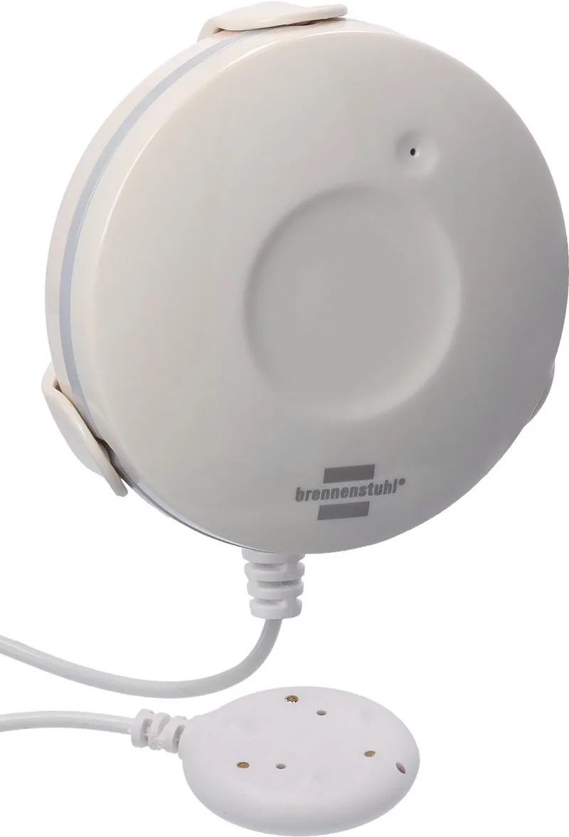 Connect Zigbee watermelder WM CZ 01 (waarschuwt voor waterschade, pushmelding, slimme watersensor voor badkamer/keuken/kelder, Smart Home) från Brennenstuhl i Vit – produktbild