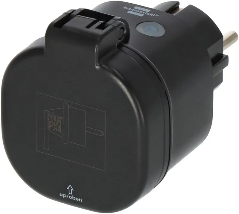 WiFi Steckdose WA 3600 XS03 Smart-Home-Station by Brennenstuhl in Black – product photo