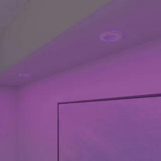 Halo Slimme Inbouwspot - Smart Downlight - RGB en Warm Wit Licht - Wit van Calex in Wit – productfoto 3 van 3