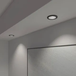 Smart Halo Einbau-Downlight CCT RGB schwarz von Calex in Schwarz – Produktfoto 3 von 3