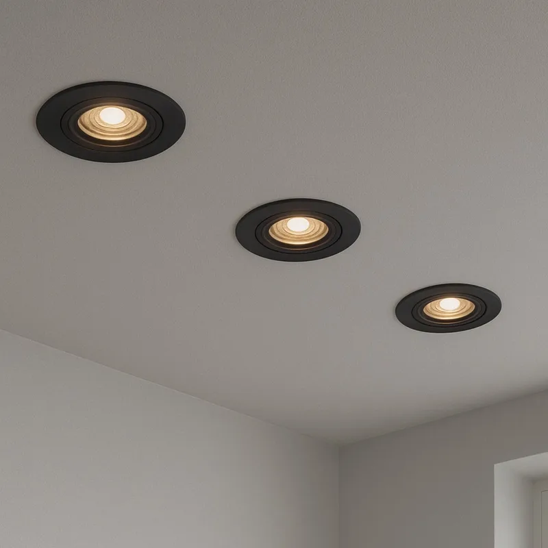 Slimme Inbouwspot - Smart LED Downlight Dimbaar - Kantelbaar - Warm Wit Licht van Calex in Zwart – productfoto 1 van 2