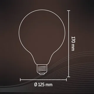 Smart LED gloeilamp E27 G95 7W CCT set van 2 by Calex in Gold – product photo 3 of 3
