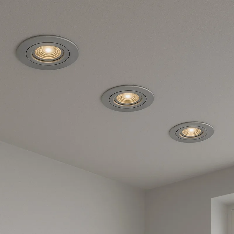 Smart LED Inbouwspots - 3 Stuks - Koppelbaar - Slimme Verlichting - Dimbaar - Warm Wit Licht van Calex in Grijs – productfoto