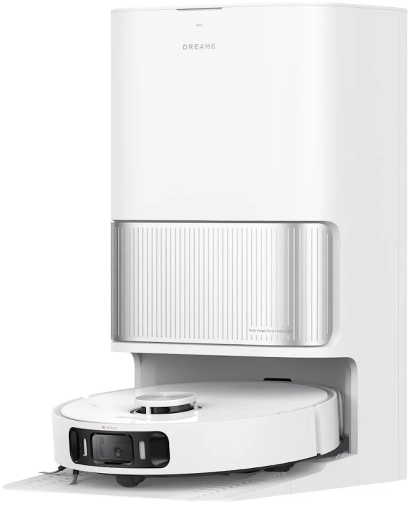 L40 Ultra AE - Robotstofzuiger met Dweilfunctie - Automatisch Legen & Zelfreinigend Station - 19.000 Pa Zuigkracht - AI Navigatie - Geschikt voor Huisdierharen by Dreame in White – product photo