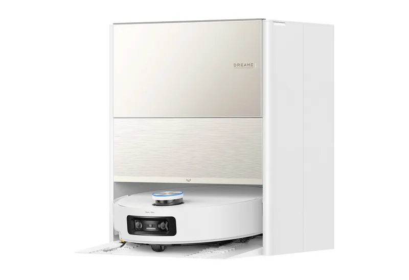 Nass-Trocken-Saugroboter Aqua20 Pro Ultra Roller X Complete White, 650 W, Vollautomatische Absaugstation, App-Steuerung by Dreame in White – product photo