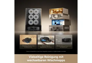Robotstofzuiger MatriX 10 Ultra Black van Dreame – productfoto 3 van 4