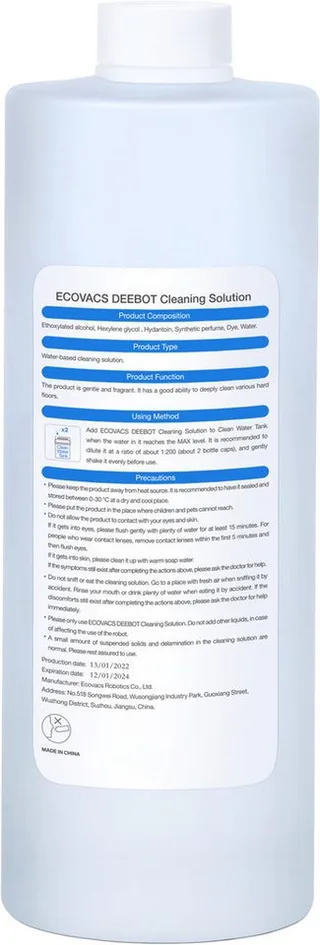 Deebot cleaner - bottle - 1 L de Ecovacs – photo produit 2 sur 4
