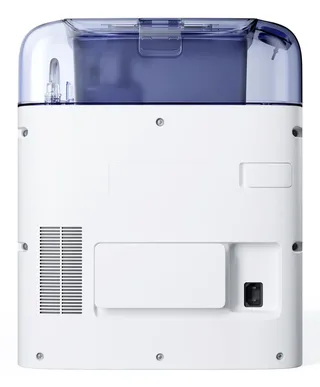 DEEBOT Mini Blauw - compacte Robotstofzuiger - 9.000 Pa zuigkracht- Zelfreinigende Robotstofzuiger met Warmwater – Dweilsysteem - Automatisch Leegstation - Geschikt voor dierenharen van Ecovacs in Wit met Blauw – productfoto 2 van 2