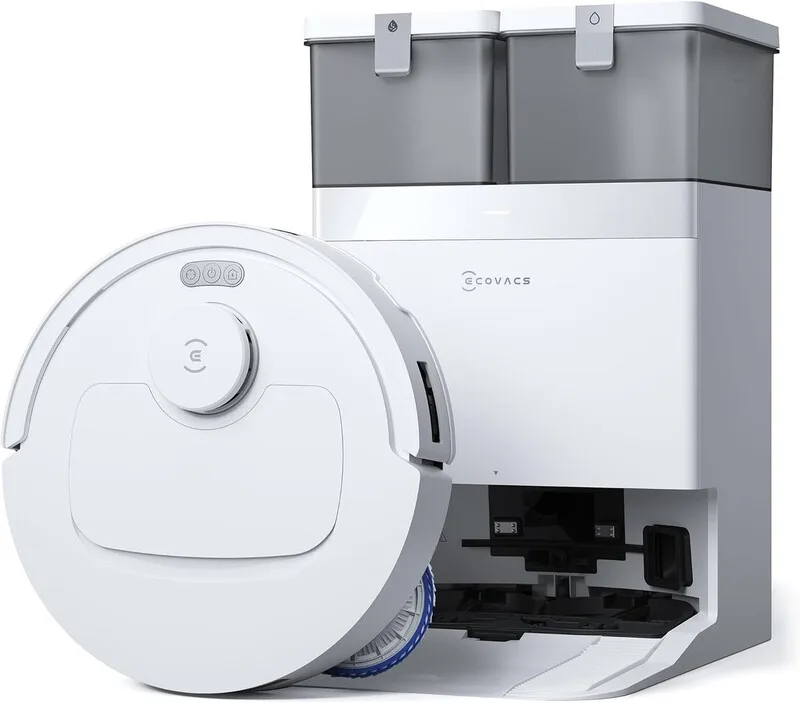 DEEBOT T30C Pro Omni GEN 2 robotstofzuiger met dweilfunctie, 15.400 Pa zuigkracht, automatisch leegstation, drogen met warme lucht, 200 min batterijduur, ideaal voor dierenharen en tapijten (T30C PRO-iteratie) by Ecovacs – product photo