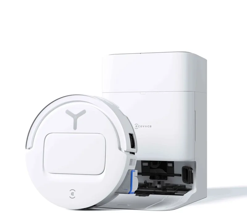 DEEBOT T80 OMNI WHITE - Robotstofzuiger met Dweilfunctie de Ecovacs en Blanc – photo produit 1 sur 2