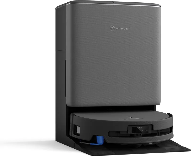 DEEBOT T90 PRO OMNI BLACK EU - Robotstofzuiger - 30.000Pa - Charge PowerBoost - OZMO Roller 3.0 - ZeroTangle 4.0 - reiniging met warm water bij 75 °C - IA YIKO agent - automatisch legen van Ecovacs in Zwart – productfoto 1 van 2