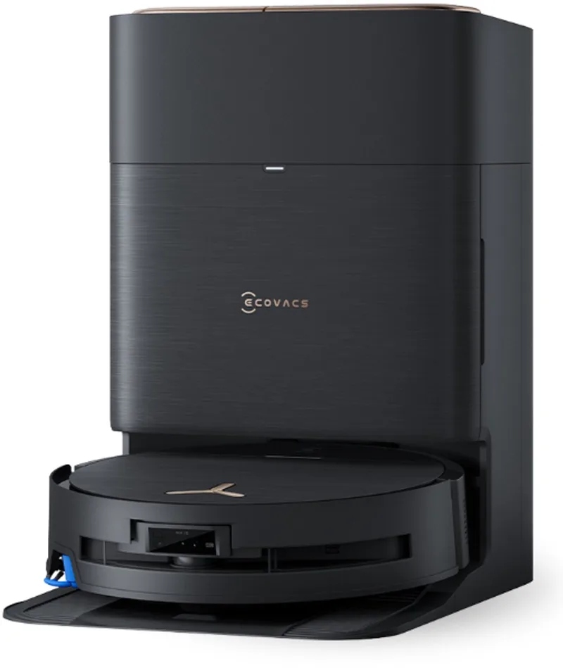 DEEBOT X9 PRO OMNI BLACK - Robotstofzuiger met Dweilfunctie - 16.600 Pa zuigkracht- Zelfreinigende Robotstofzuiger met Warmwater – Dweilsysteem - Automatisch Leegstation - Geschikt voor dierenharen van Ecovacs in Zwart – productfoto