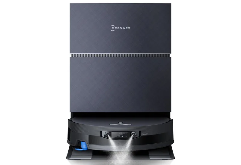 Saugroboter Deebot X12 Pro Omni, 22000Pa mit FocusJet Technologie, PowerBoost Plus Ultra-Schnell, OZMO Roller 3.0, ZeroTangle 4.0, max. Aufstieg von 4 cm, Heißwasserreinigung 75°C, TruePass 4x4 Schwellenmeister de Ecovacs en Noir – photo produit