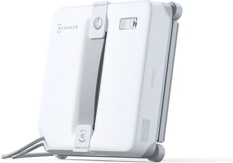 WINBOT MINI 2 - Automatische ruitenreinigingsrobot - Robot ramen lapper - Slimme reinigingstechniek - ramen, douchedeuren - Ruitenreiniger de Ecovacs en Blanc – photo produit