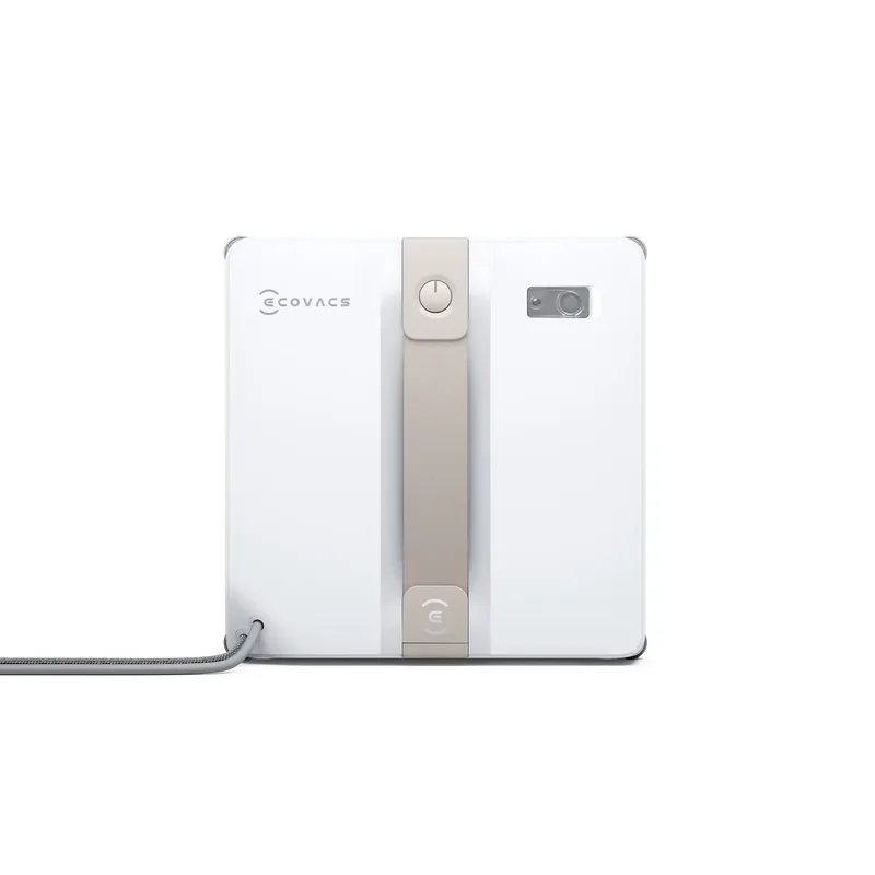 WINBOT MINI raamreinigingsrobot, compact ontwerp, dubbele sproeiers met ultrasone verstuiving, 9-laags beveiligingssysteem, intelligente padplanning, 4 reinigingsmodi, antislipsysteem, wit fra Ecovacs – produktbillede
