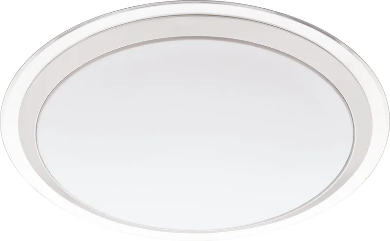 Competa-C - Wand/Plafondlamp - en gekleurd licht - Ø430 - Wit/Zilver de EGLO connect en Blanc – photo produit