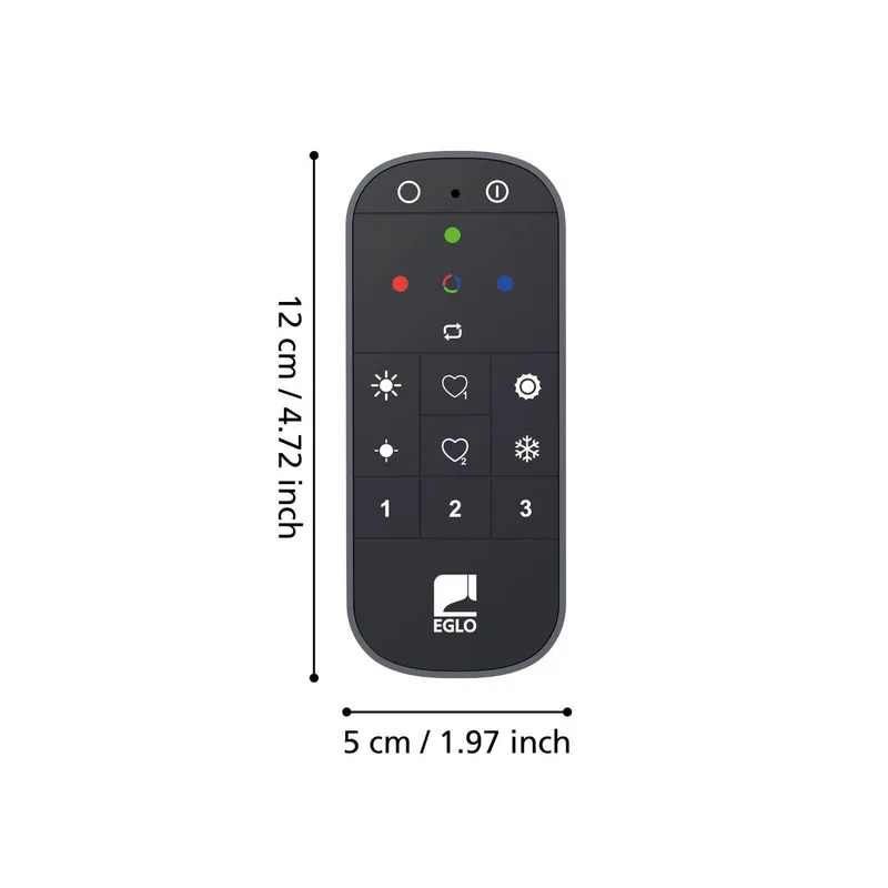 connect-Z remote 2.0 afstandsbediening från EGLO connect i Svart – produktbild 3 av 3